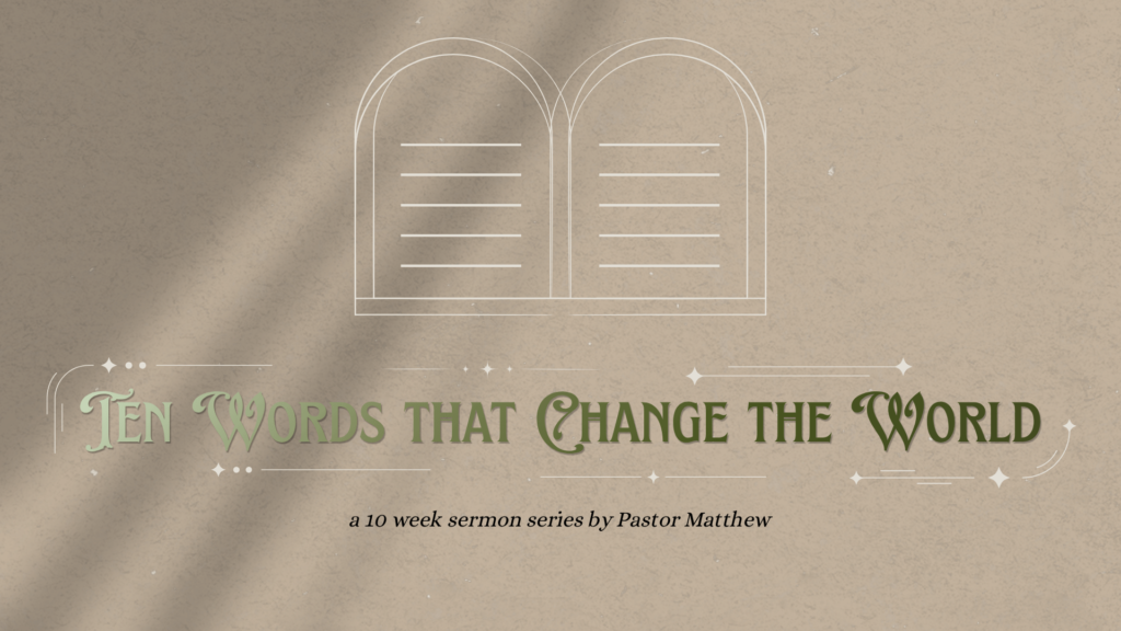 Ten Words that Change the World